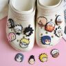 Наруто силіконовий значок на взуття сандалі Crocs #1