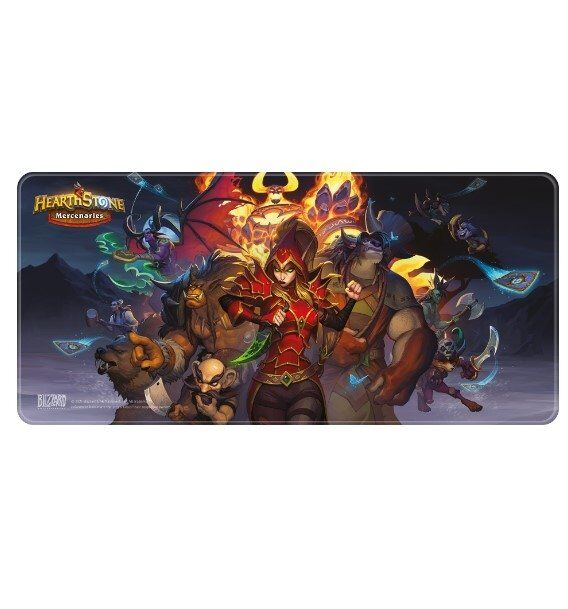 Коврик для мыши игровая поверхность Blizzard Hearthstone Mercenaries Хартстоун XL (90*42 cm)