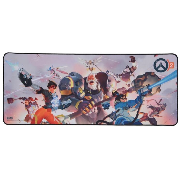 Коврик игровая поверхность Blizzard Overwatch 2 Desk Mat Exclusive Gaming Desk Mat (90*38 cm)
