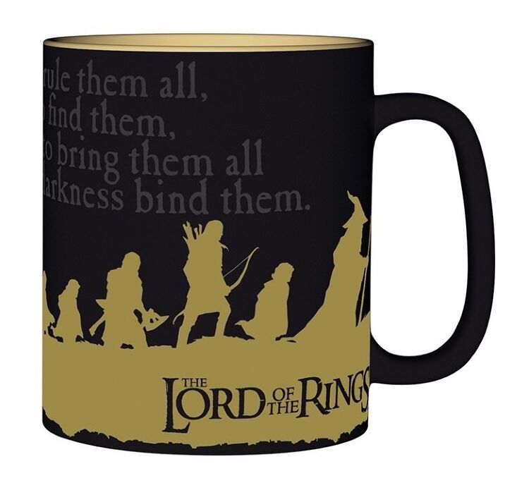 Чашка Lord Of The Rings Group Ceramic Mug In Gift Box кружка Властелин колец Братство 460 мл