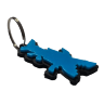 Брелок League of Legends Arcane Ліга Легенд Logo Keychain ABS пластик 4 см.