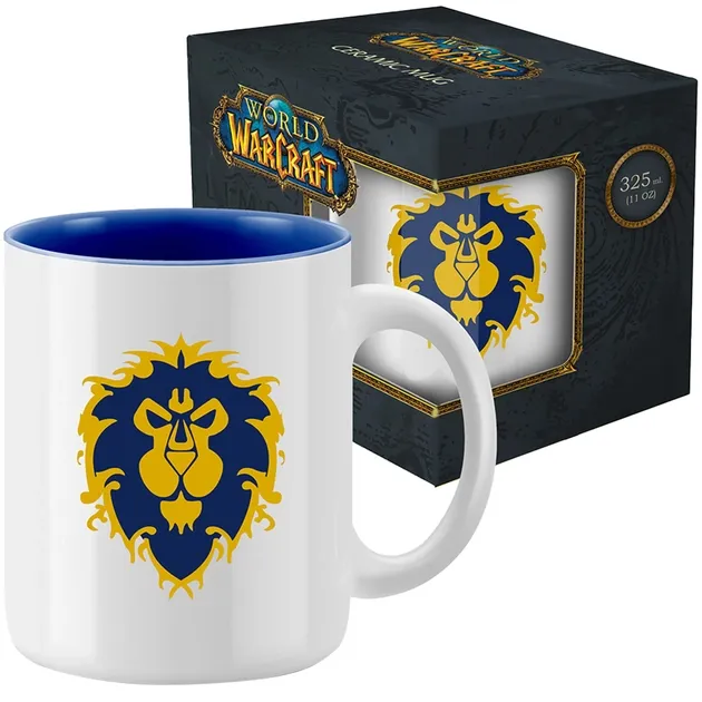 Чашка Blizzard WORLD OF WARCRAFT Alliance Белый кружка Альянс 325 мл