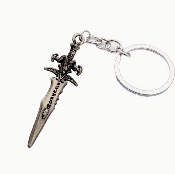Брелок World of Warcraft Lich King Metal Weapon Frostmourne фростморн 6 см.