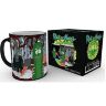 Тепловая кружка хамелеон Rick and Morty. Heat Change Mugs Pickle Rick GB eye