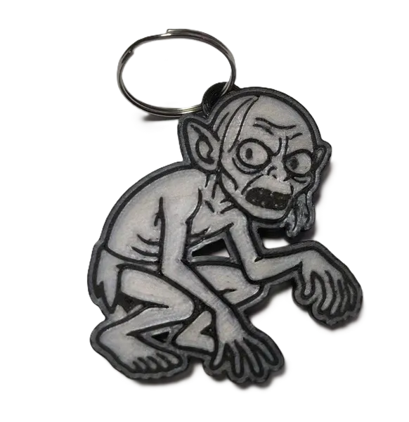 Брелок Lord of the Rings Gollum Keychain Голум ABS пластик 5 см.