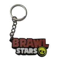 Брелок Brawl Stars Logo Keychain Бравл старс Логотип ABS пластик 5 см.