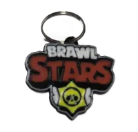 Брелок Brawl Stars Logo Keychain Бравл старс Логотип ABS пластик 5 см. №2