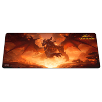 Коврик игровая поверхность Blizzard World Of Warcraft Classic Cataclysm Deathwing Смертокрыл XL Варкрафт (90*42 cm)
