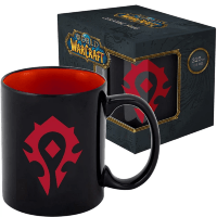 Чашка Blizzard WORLD OF WARCRAFT Horde Черная кружка Орда 325 мл