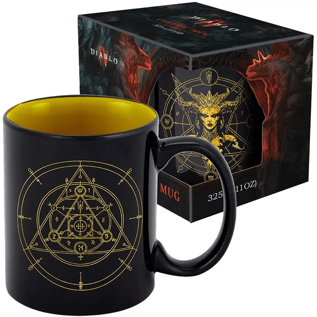 Чашка Blizzard DIABLO IV: Lilith Gold Edition кружка Діабло Ліліт 325 мл