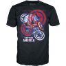 Фигурка + футболка Funko Tee Box Marvel: Captain America Коробка фанко Капитан Америка (размер M)
