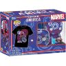 Фигурка + футболка Funko Tee Box Marvel: Captain America Коробка фанко Капитан Америка (размер M)