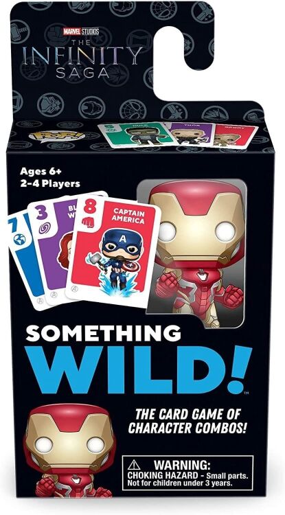 Карткова гра Funko Pop Something Wild: Marvel Infinity Saga Iron Man настільна гра фанко Залізна людина