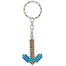 Брелок Minecraft Diamond Pickaxe Keychain Майнкрафт кирка металл